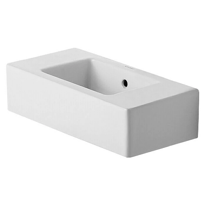 BAUHAUS Duravit Vero Waschbecken B X L: 50 X 25 Cm, Mit Schmutzabweisender Glasur, Hahnloch: Ohne, Mit Überlauf, Weiß 3 BAUHAUS Duravit Vero Waschbecken B X L: 50 X 25 Cm, Mit Schmutzabweisender Glasur, Hahnloch: Ohne, Mit Überlauf, Weiß