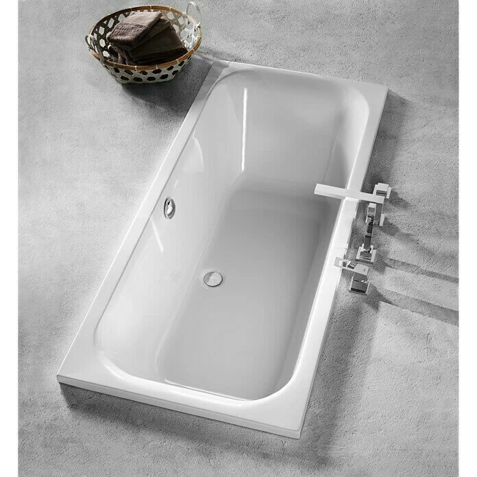 BAUHAUS Camargue Badewanne Hermosa 180 X 80 Cm, Weiß, Sanitäracryl 4 BAUHAUS Camargue Badewanne Hermosa 180 X 80 Cm, Weiß, Sanitäracryl – Bild 2