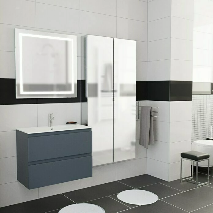 BAUHAUS Camargue Espacio Einbauwaschbecken Flex 80 X 40 Cm, Mineralguss, Weiß 6 BAUHAUS Camargue Espacio Einbauwaschbecken Flex 80 X 40 Cm, Mineralguss, Weiß – Bild 4