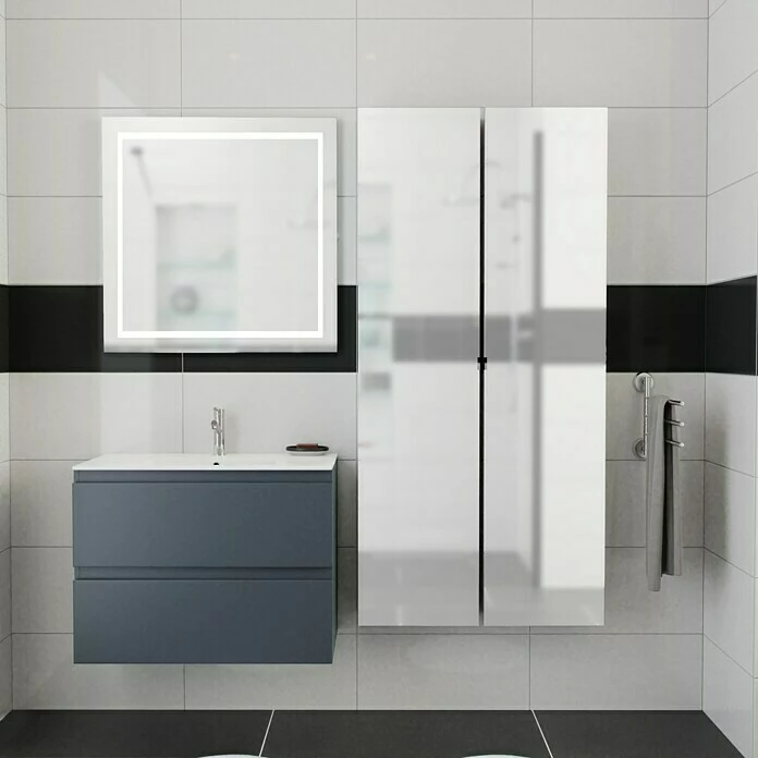 BAUHAUS Camargue Espacio Einbauwaschbecken Flex 80 X 40 Cm, Mineralguss, Weiß 7 BAUHAUS Camargue Espacio Einbauwaschbecken Flex 80 X 40 Cm, Mineralguss, Weiß – Bild 5