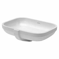 BAUHAUS Duravit Happy D.2 Einbauwaschbecken 52 X 38,5 Cm, Ohne Spezialglasur, Hahnloch: Ohne, Mit Überlauf, Weiß