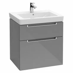 Alternative view of BAUHAUS Villeroy & Boch Subway 2.0 Waschtisch 55 X 44 Cm, Ohne Spezialglasur, Hahnloch: Mitte, Mit Überlauf, Weiß