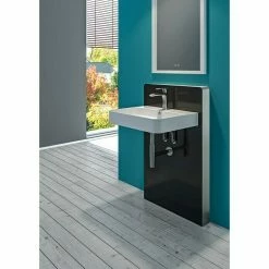 BAUHAUS Camargue Los Angeles Waschtisch Soft 60 X 47 Cm, Ohne Spezialglasur, Hahnloch: Mitte, Mit Überlauf, Weiß 9 BAUHAUS Camargue Los Angeles Waschtisch Soft 60 X 47 Cm, Ohne Spezialglasur, Hahnloch: Mitte, Mit Überlauf, Weiß -Bauhaus Geschäft 12 3027