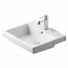 BAUHAUS Duravit Vero Einbauwaschbecken 55 X 46,5 Cm, Ohne Spezialglasur, Hahnloch: Mitte, Mit Überlauf, Weiß