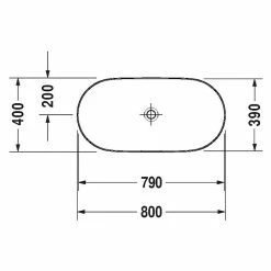 BAUHAUS Duravit Luv Aufsatzwaschbecken 80 X 40 Cm, Mit Schmutzabweisender Glasur, Hahnloch: Ohne, Ohne Überlauf, Weiß/Grau Seidenmatt 5 BAUHAUS Duravit Luv Aufsatzwaschbecken 80 X 40 Cm, Mit Schmutzabweisender Glasur, Hahnloch: Ohne, Ohne Überlauf, Weiß/Grau Seidenmatt -Bauhaus Geschäft 12 3073