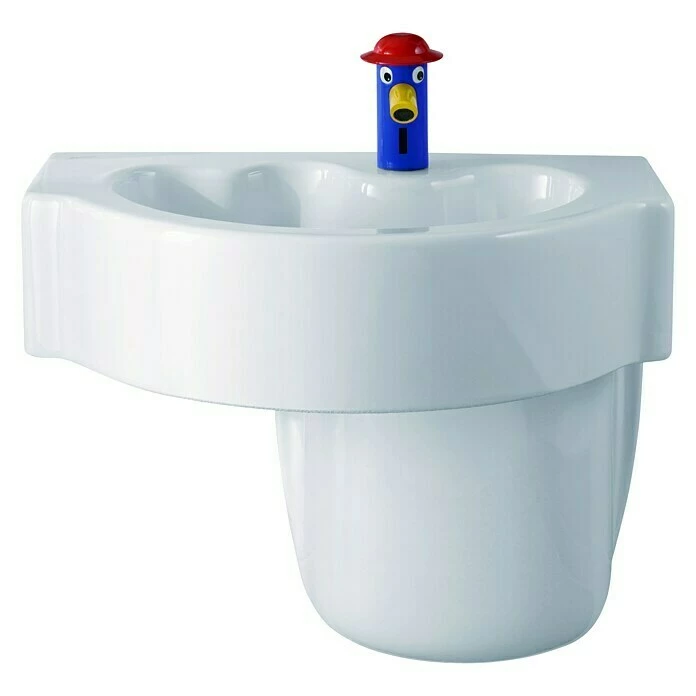 BAUHAUS Geberit Kind Waschtisch 60 X 40 Cm, Ohne Spezialglasur, Hahnloch: Mitte, Ohne Überlauf, Weiß 3 BAUHAUS Geberit Kind Waschtisch 60 X 40 Cm, Ohne Spezialglasur, Hahnloch: Mitte, Ohne Überlauf, Weiß