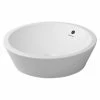 BAUHAUS Duravit Starck 1 Waschschale Typ 1 Durchmesser: 53 Cm, Ohne Spezialglasur, Hahnloch: Ohne, Mit Überlauf, Weiß -Bauhaus Geschäft 12 3100