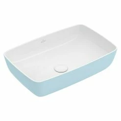 BAUHAUS Villeroy & Boch Artis Aufsatzwaschbecken 58 X 38 Cm, Ohne Spezialglasur, Hahnloch: Ohne, Ohne Überlauf, Fog