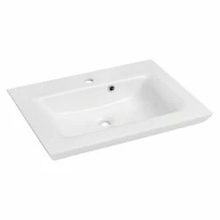 BAUHAUS Camargue Polar Einbauwaschbecken 49 X 66,5 Cm, Keramik, Weiß