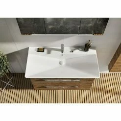 BAUHAUS Riva Vulcano Einbauwaschbecken 100,5 X 51 Cm, Keramik, Weiß 7 BAUHAUS Riva Vulcano Einbauwaschbecken 100,5 X 51 Cm, Keramik, Weiß -Bauhaus Geschäft 12 3160