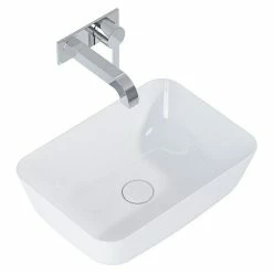 BAUHAUS Inspira Aufsatzwaschbecken 45,5 X 32,5 Cm, Keramik, Weiß 7 BAUHAUS Inspira Aufsatzwaschbecken 45,5 X 32,5 Cm, Keramik, Weiß -Bauhaus Geschäft 12 3164