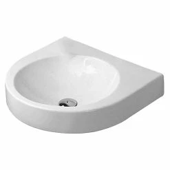 BAUHAUS Duravit Architec Waschtisch 57,5 X 52 Cm, Ohne Spezialglasur, Hahnloch: Ohne, Ohne Überlauf, Weiß