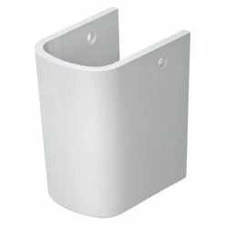 BAUHAUS Duravit DuraStyle Waschbecken-Halbsäule Mit Schmutzabweisender Glasur, Keramik, Weiß, Passend Für: Duravit DuraStyle Waschbecken