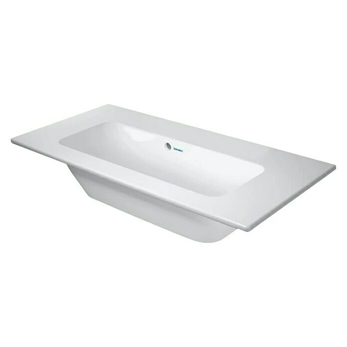 BAUHAUS Duravit ME By Starck Waschtisch Compact 83 X 40 Cm, Mit Schmutzabweisender Glasur, Hahnloch: Ohne, Mit Überlauf, Weiß 3 BAUHAUS Duravit ME By Starck Waschtisch Compact 83 X 40 Cm, Mit Schmutzabweisender Glasur, Hahnloch: Ohne, Mit Überlauf, Weiß