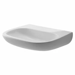 BAUHAUS Duravit D-Code Waschtisch Med 55 X 43 Cm, Ohne Spezialglasur, Hahnloch: Ohne, Ohne Überlauf, Weiß