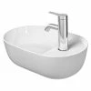 BAUHAUS Duravit Luv Aufsatzwaschbecken 42 X 27 Cm, Mit Schmutzabweisender Glasur, Hahnloch: Rechts, Ohne Überlauf, Weiß 1 BAUHAUS Duravit Luv Aufsatzwaschbecken 42 X 27 Cm, Mit Schmutzabweisender Glasur, Hahnloch: Rechts, Ohne Überlauf, Weiß -Bauhaus Geschäft 12 3323