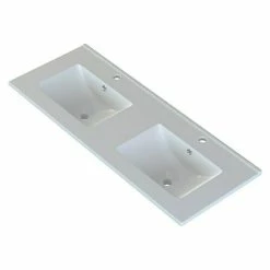 BAUHAUS Camargue Espacio Einbauwaschbecken Plan 46 X 120 Cm, Keramik, Weiß -Bauhaus Geschäft 12 3340