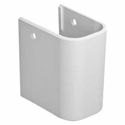 BAUHAUS Duravit Happy D.2 Waschbecken-Halbsäule Mit Schmutzabweisender Glasur, Keramik, Weiß, Passend Für: Duravit Happy D.2 Waschbecken