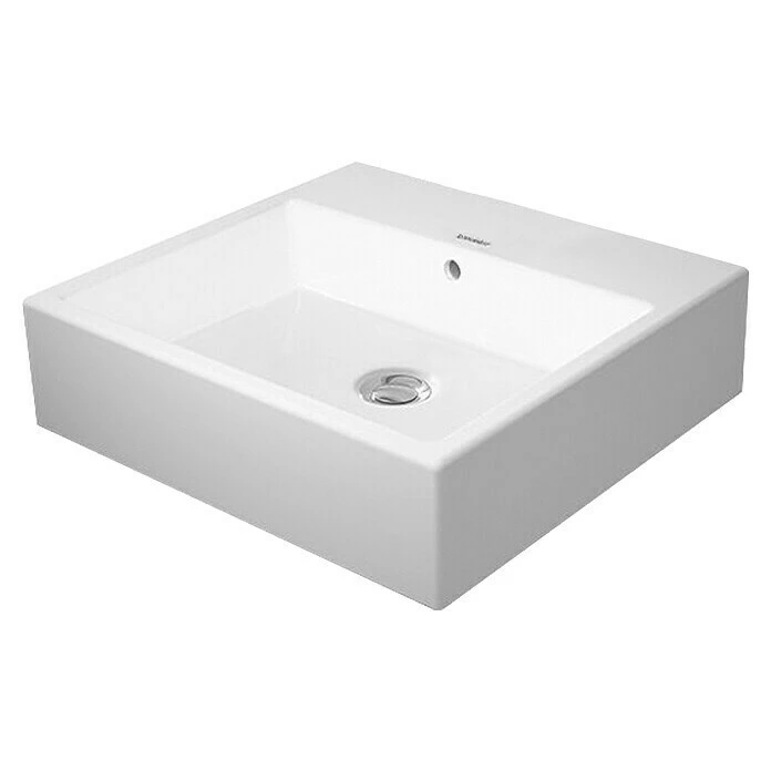 BAUHAUS Duravit Vero Air Waschbecken 50 X 47 Cm, Mit Schmutzabweisender Glasur, Hahnloch: Ohne, Mit Überlauf, Weiß, Geschliffen 3 BAUHAUS Duravit Vero Air Waschbecken 50 X 47 Cm, Mit Schmutzabweisender Glasur, Hahnloch: Ohne, Mit Überlauf, Weiß, Geschliffen
