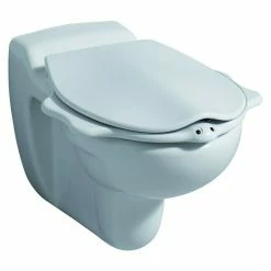 BAUHAUS Geberit Kind Wand-WC Mit Spülrand, Mit Schmutzabweisender Glasur, Spülform: Tief, WC Abgang: Waagerecht, Weiß