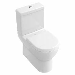 BAUHAUS Villeroy & Boch Subway Stand-WC Für Kombination Typ 2 Mit Spülrand, Ohne Spezialglasur, Spülform: Tief, WC Abgang: Waagerecht, Weiß