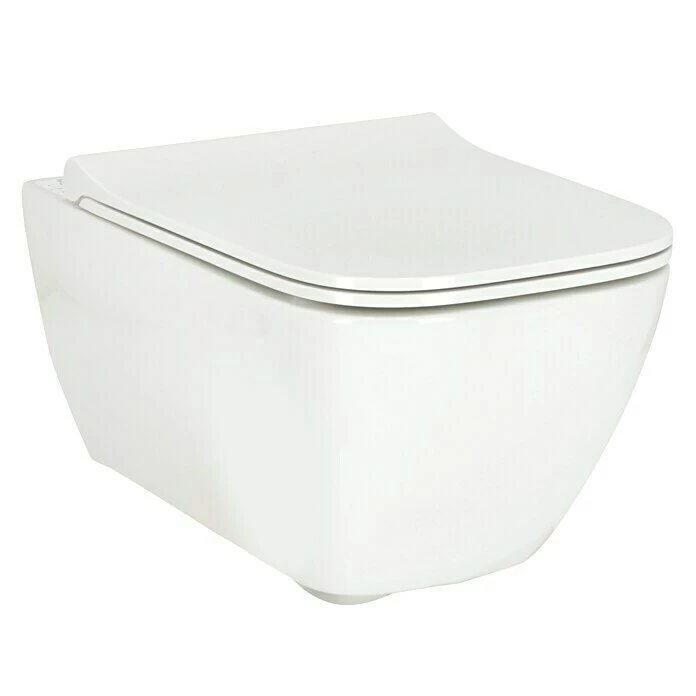BAUHAUS Geberit Smyle Wand-WC-Set Square Spülrandlos, Ohne Spezialglasur, Spülform: Tief, WC Abgang: Waagerecht, Weiß 5 BAUHAUS Geberit Smyle Wand-WC-Set Square Spülrandlos, Ohne Spezialglasur, Spülform: Tief, WC Abgang: Waagerecht, Weiß – Bild 3