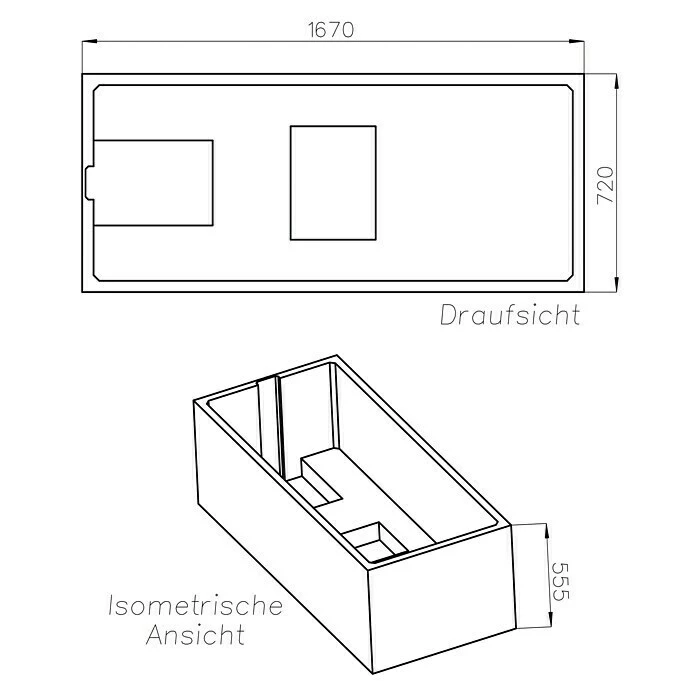 BAUHAUS Ottofond Badewannenträger Colombo Passend Für: Badewanne Colombo 170 X 75 Cm 4 BAUHAUS Ottofond Badewannenträger Colombo Passend Für: Badewanne Colombo 170 X 75 Cm – Bild 2