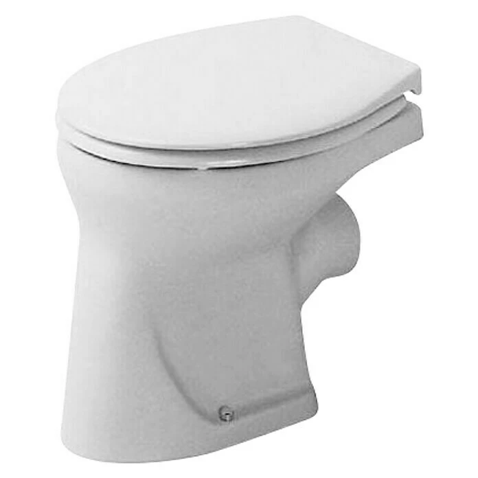 BAUHAUS Duravit Duraplus Stand-WC Bambi Mit Spülrand, Ohne Spezialglasur, Spülform: Flach, WC Abgang: Waagerecht, Weiß 3 BAUHAUS Duravit Duraplus Stand-WC Bambi Mit Spülrand, Ohne Spezialglasur, Spülform: Flach, WC Abgang: Waagerecht, Weiß