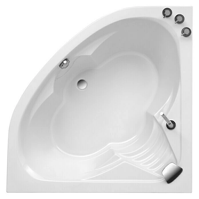 BAUHAUS Ottofond Eckbadewanne Sydney 140 X 140 Cm, Sanitäracryl, Weiß 4 BAUHAUS Ottofond Eckbadewanne Sydney 140 X 140 Cm, Sanitäracryl, Weiß – Bild 2