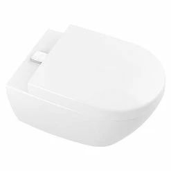 BAUHAUS Villeroy & Boch Subway 2.0 Wand-WC ViFresh Spülrandlos, Mit Schmutzabweisender & Antibakterieller Glasur, Spülform: Tief, WC Abgang: Waagerecht, Weiß