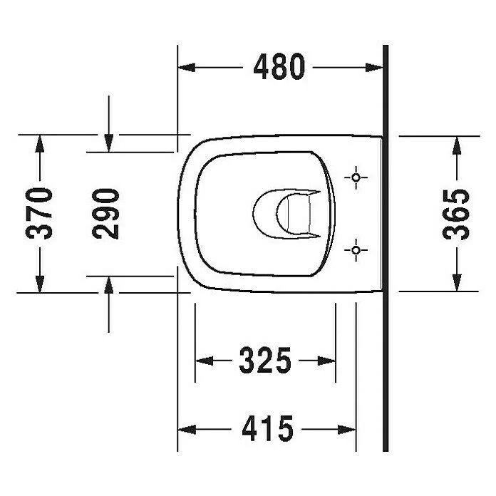 BAUHAUS Duravit DuraStyle Wand-WC Compact Spülrandlos, Ohne Spezialglasur, Spülform: Tief, WC Abgang: Waagerecht, Weiß 4 BAUHAUS Duravit DuraStyle Wand-WC Compact Spülrandlos, Ohne Spezialglasur, Spülform: Tief, WC Abgang: Waagerecht, Weiß – Bild 2