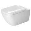 BAUHAUS Duravit Happy D.2 Wand-WC Mit Spülrand, Ohne Spezialglasur, Spülform: Tief, WC Abgang: Waagerecht, Weiß -Bauhaus Geschäft 12 3816