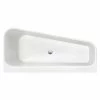 BAUHAUS Ottofond Badewanne Debby 155 X 75 Cm, Linksseitig, Mit Ab- & Überlaufgarnitur, Sanitäracryl, Weiß
