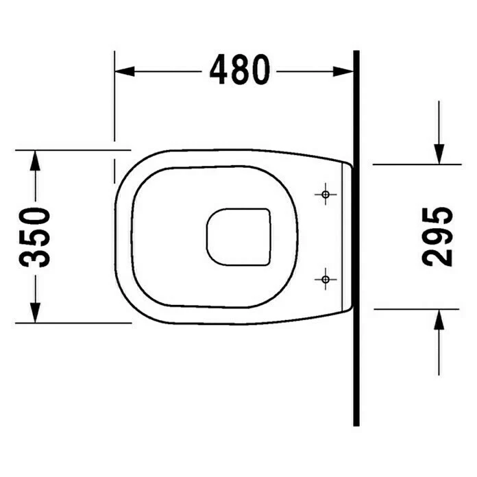BAUHAUS Duravit D-Code Wand-WC Compact Mit Spülrand, Mit Antibakterieller Glasur, Spülform: Tief, WC Abgang: Waagerecht, Weiß 4 BAUHAUS Duravit D-Code Wand-WC Compact Mit Spülrand, Mit Antibakterieller Glasur, Spülform: Tief, WC Abgang: Waagerecht, Weiß – Bild 2