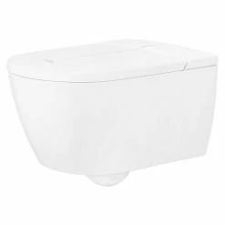 BAUHAUS Villeroy & Boch Wand-Dusch-WC-Set ViClean I100 Spülrandlos, Mit Schmutzabweisender Glasur, Spülform: Tief, WC Abgang: Waagerecht, Weiß