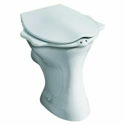 BAUHAUS Geberit Kind Stand-WC Mit Spülrand, Ohne Spezialglasur, Spülform: Flach, WC Abgang: Waagerecht, Weiß