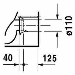 BAUHAUS Duravit Starck 3 Stand-WC Mit Spülrand, Mit Antibakterieller Glasur, Spülform: Tief, WC Abgang: Waagerecht, Weiß -Bauhaus Geschäft 12 3960