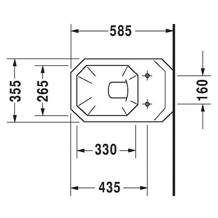 BAUHAUS Duravit 1930 Wand-WC Mit Spülrand, Ohne Spezialglasur, Spülform: Tief, WC Abgang: Waagerecht, Weiß 4 BAUHAUS Duravit 1930 Wand-WC Mit Spülrand, Ohne Spezialglasur, Spülform: Tief, WC Abgang: Waagerecht, Weiß – Bild 2