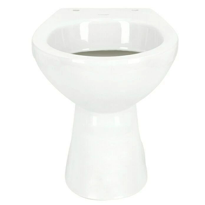 BAUHAUS Camargue Sydney Stand-WC Mit Spülrand, Ohne Spezialglasur, Spülform: Tief, WC Abgang: Senkrecht, Weiß 5 BAUHAUS Camargue Sydney Stand-WC Mit Spülrand, Ohne Spezialglasur, Spülform: Tief, WC Abgang: Senkrecht, Weiß – Bild 3