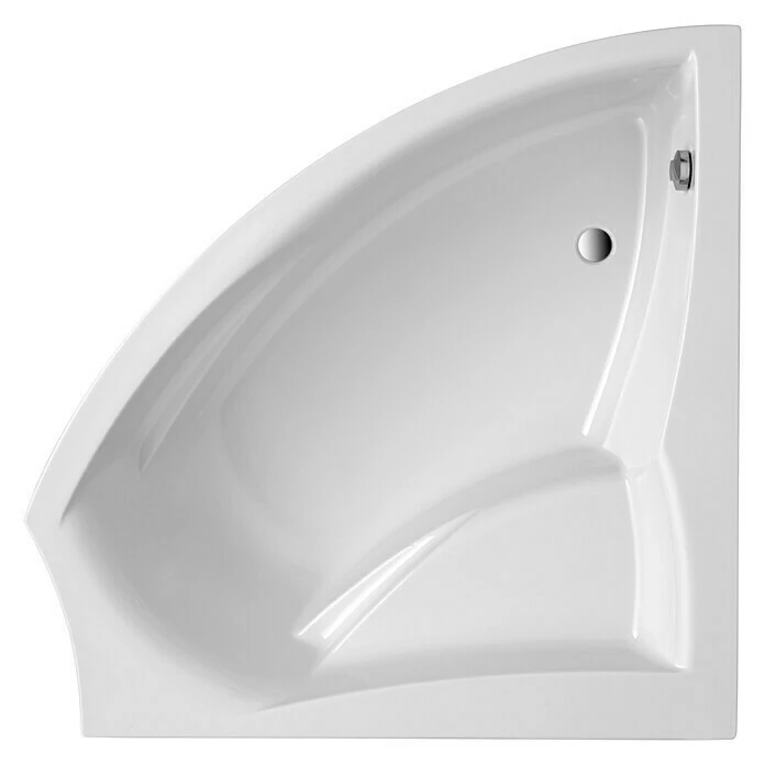 BAUHAUS Ottofond Eckbadewanne Santorin Rechtsseitig, 150 X 150 Cm, Sanitäracryl, Weiß 4 BAUHAUS Ottofond Eckbadewanne Santorin Rechtsseitig, 150 X 150 Cm, Sanitäracryl, Weiß – Bild 2