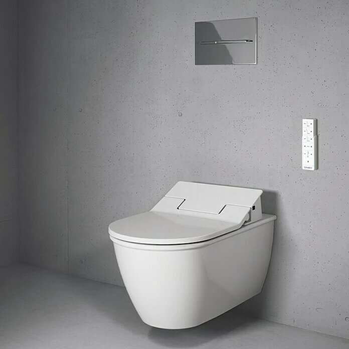 BAUHAUS Duravit Darling New Wand-Dusch-WC Mit Spülrand, Ohne Spezialglasur, Spülform: Tief, WC Abgang: Waagerecht, Weiß 5 BAUHAUS Duravit Darling New Wand-Dusch-WC Mit Spülrand, Ohne Spezialglasur, Spülform: Tief, WC Abgang: Waagerecht, Weiß – Bild 3