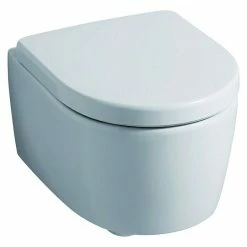 BAUHAUS Geberit ICon Wand-WC Xs Mit Spülrand, Ohne Spezialglasur, Spülform: Tief, WC Abgang: Waagerecht, Weiß