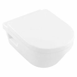 BAUHAUS Villeroy & Boch Architectura Wand-WC XL Spülrandlos, Mit Schmutzabweisender Glasur, Spülform: Tief, WC Abgang: Waagerecht, Weiß