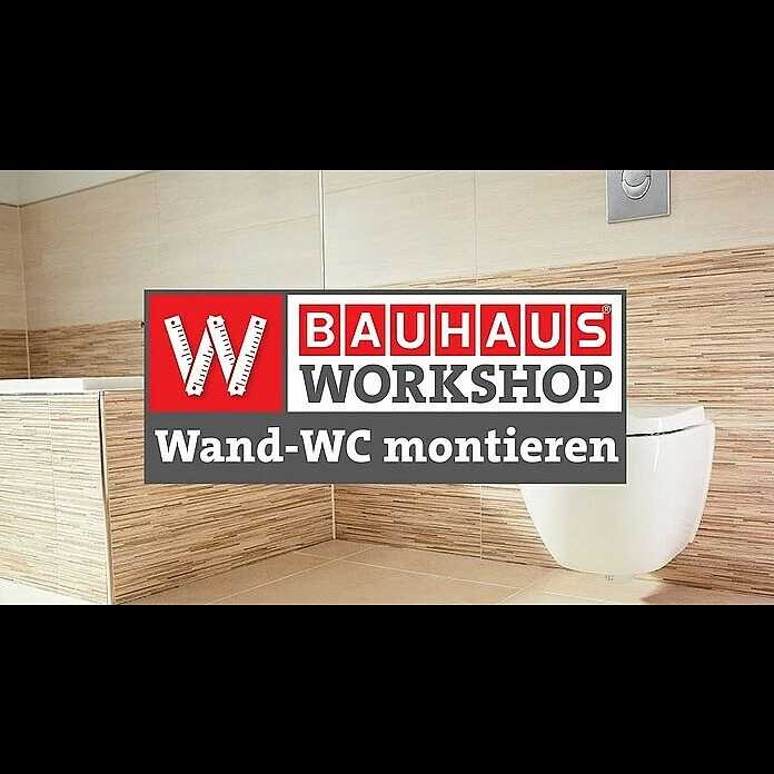 BAUHAUS Geberit ICon Wand-WC Square Spülrandlos, Ohne Spezialglasur, Spülform: Tief, WC Abgang: Waagerecht, Weiß 4 BAUHAUS Geberit ICon Wand-WC Square Spülrandlos, Ohne Spezialglasur, Spülform: Tief, WC Abgang: Waagerecht, Weiß – Bild 2