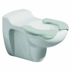 BAUHAUS Geberit Kind Wand-WC Grau Typ 1 Mit Spülrand, Ohne Spezialglasur, Spülform: Tief, WC Abgang: Waagerecht, Weiß, Grau