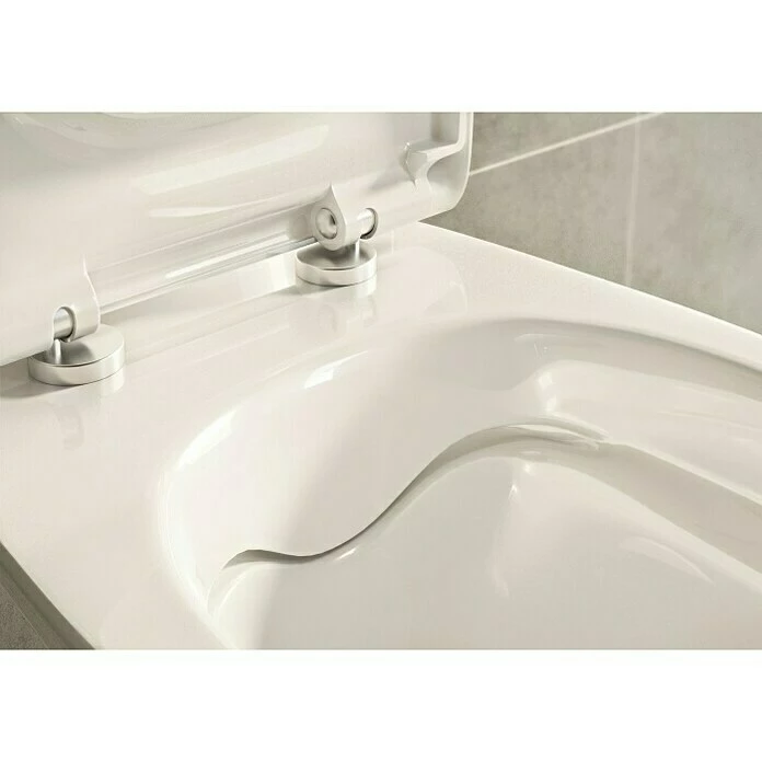 BAUHAUS Wand-WC-Set Arteco Spülrandlos, Ohne Spezialglasur, Spülform: Tief, WC Abgang: Waagerecht, Weiß 4 BAUHAUS Wand-WC-Set Arteco Spülrandlos, Ohne Spezialglasur, Spülform: Tief, WC Abgang: Waagerecht, Weiß – Bild 2