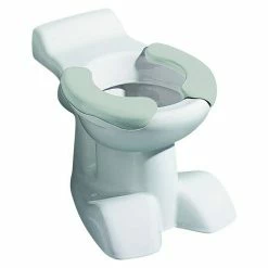 BAUHAUS Geberit Kind Stand-WC Mit Spülrand, Ohne Spezialglasur, Spülform: Tief, WC Abgang: Waagerecht, Grau