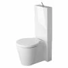 BAUHAUS Duravit Starck 1 Stand-WC-Kombination Mit Spülrand, Mit Schmutzabweisender Glasur, Spülform: Tief, WC Abgang: Waagerecht, Weiß -Bauhaus Geschäft 12 4266