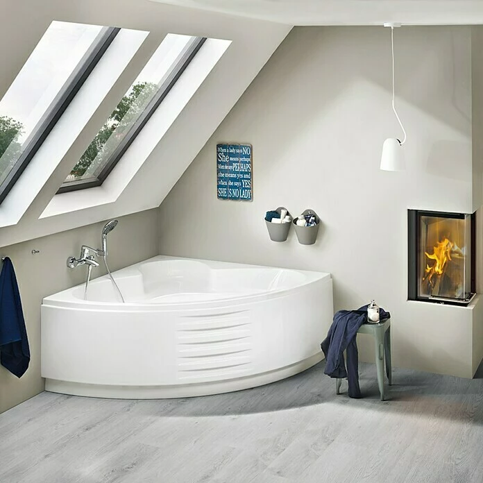 BAUHAUS Camargue Nimes Eckbadewanne L X B: 150 X 150 Cm, 238 L, Sanitäracryl 4 BAUHAUS Camargue Nimes Eckbadewanne L X B: 150 X 150 Cm, 238 L, Sanitäracryl – Bild 2