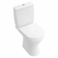 BAUHAUS Villeroy & Boch O.novo Compact Wand-WC Für Kombination Spülrandlos, Mit Schmutzabweisender Glasur, Spülform: Tief, WC Abgang: Waagerecht, Weiß